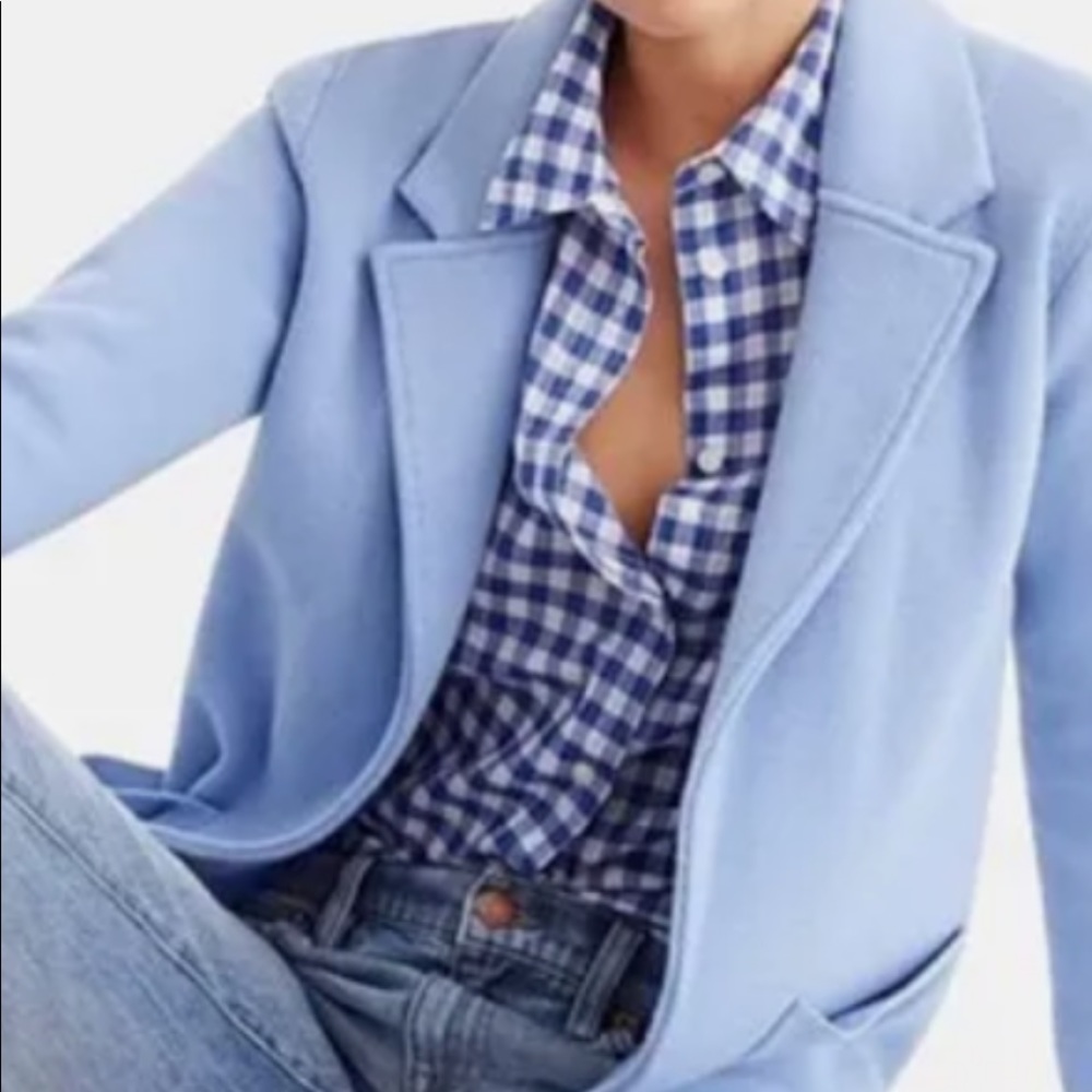 J crew sky blue blazer xs